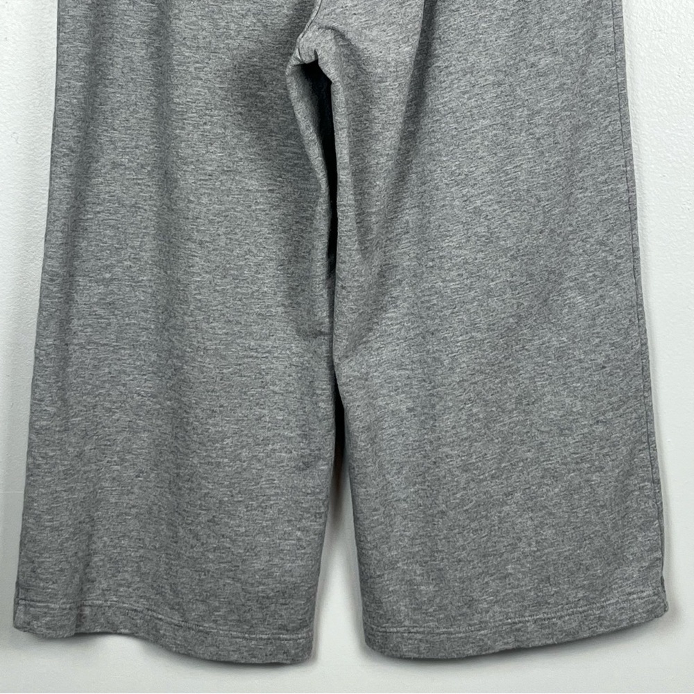 PureJill heather gray Full-Leg Cropped Pima cotton modal spandex pants, MP. - Picture 6 of 10